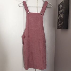 Pink corduroy Dress